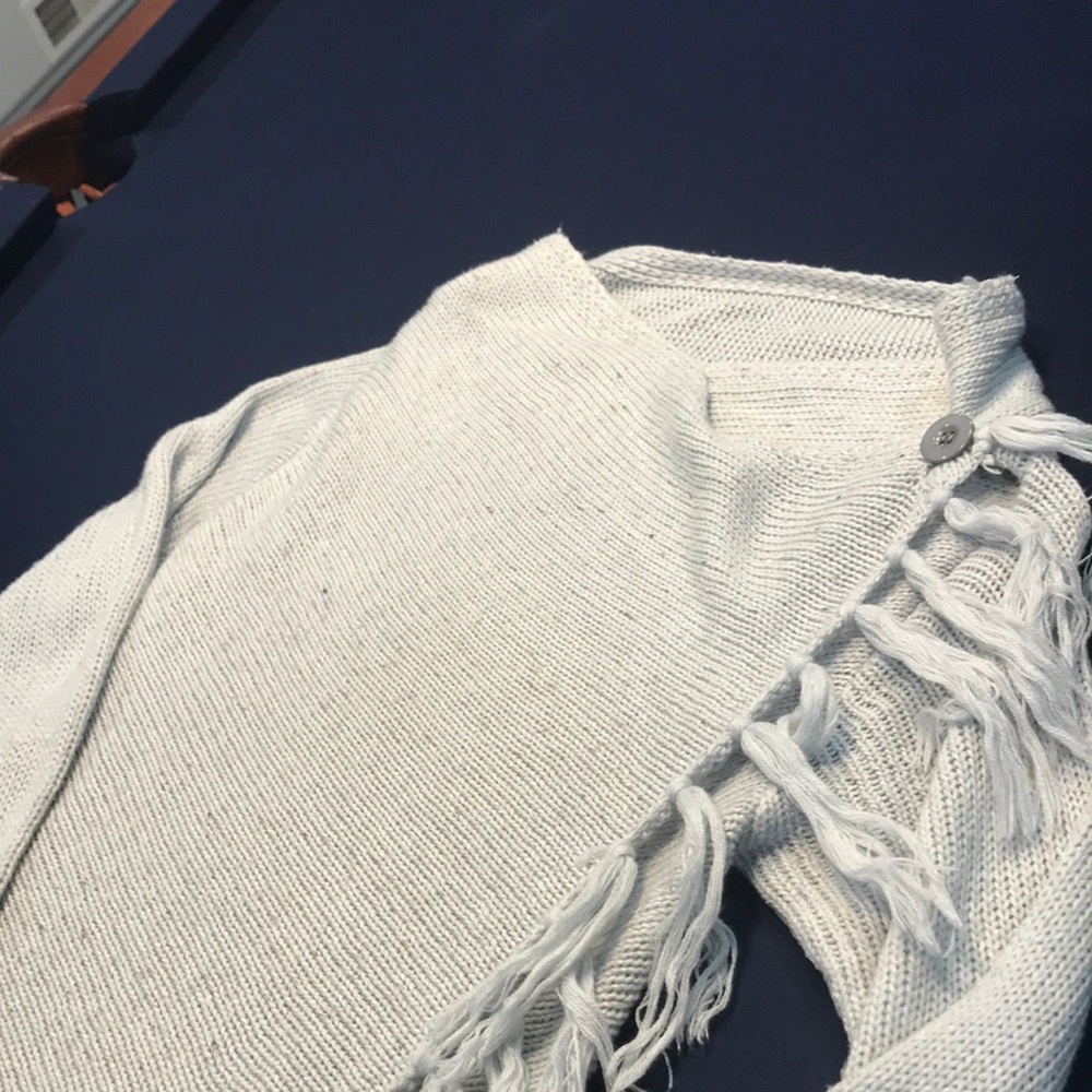 Tunic length sweater